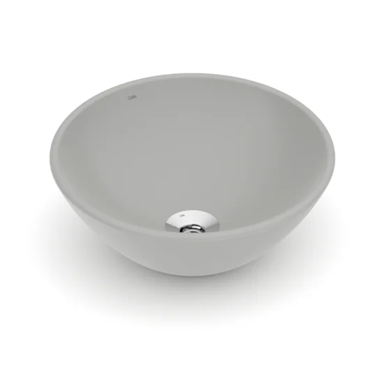 Cuba de Apoio Redonda Basic R1 Sem Mesa 35cm Stone Celite